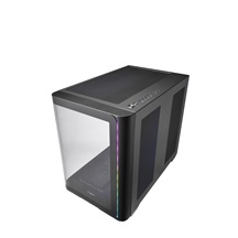 FSP M580-BA/Midi Tower/Transpar./Černá