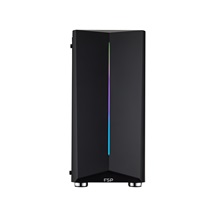 FSP CMT151/Midi Tower/Transpar./Černá