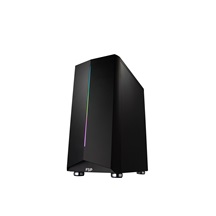 FSP CMT151/Midi Tower/Transpar./Černá