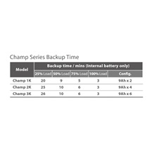 FSP UPS CHAMP 1K tower Schuko, 1000 VA/900 W, online
