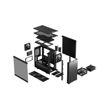 Fractal Design Define 7 Mini Black TG Light Tint/Micro ATX/Transpar./Černá