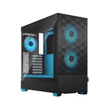Fractal Design Pop Air RGB Cyan Core TG Clear Tint/Midi Tower/Transpar.