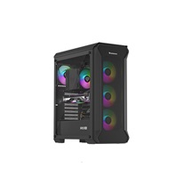 Počítačová skříň Genesis IRID 505 ARGB V2/Midi Tower/Transpar./Černá