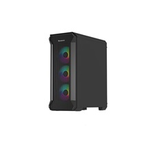 Počítačová skříň Genesis IRID 505 ARGB V2/Midi Tower/Transpar./Černá