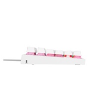 Genesis herní mechanická klávesnice THOR 303/RGB/Outemu Peach Silent/Drátová USB/US layout/Bílá