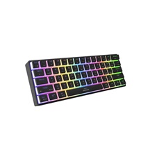Genesis herní klávesnice THOR 660 G2/Gateron Red/USB+BT/US layout/Černá