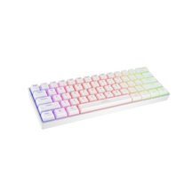 Genesis herní klávesnice THOR 660 G2/Gateron Red/USB+BT/US layout/Bílá