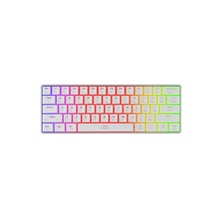 Genesis herní klávesnice THOR 660 G2/Gateron Red/USB+BT/US layout/Bílá