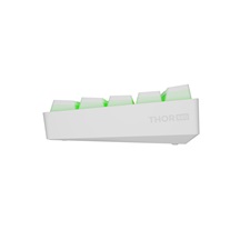 Genesis herní klávesnice THOR 660 G2/Gateron Red/USB+BT/US layout/Bílá