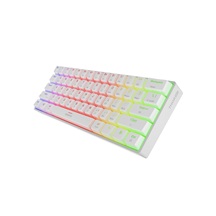 Genesis herní klávesnice THOR 660 G2/Gateron Red/USB+BT/US layout/Bílá