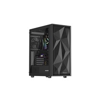 Počítačová skříň Genesis DIAXID 605F/Midi Tower/Transpar./Černá