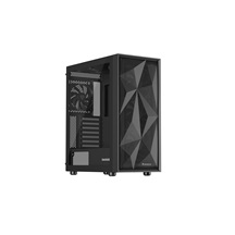 Počítačová skříň Genesis DIAXID 605F/Midi Tower/Transpar./Černá