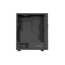 Počítačová skříň Genesis DIAXID 605F/Midi Tower/Transpar./Černá