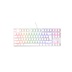 Genesis tichá herní klávesnice THOR 303/TKL/RGB/Outemu Peach Silent/Drátová USB/US layout/Bílá