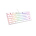 Genesis tichá herní klávesnice THOR 303/TKL/RGB/Outemu Peach Silent/Drátová USB/US layout/Bílá