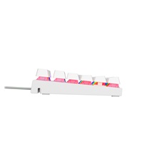 Genesis tichá herní klávesnice THOR 303/TKL/RGB/Outemu Peach Silent/Drátová USB/US layout/Bílá