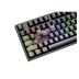 Genesis herní mechanická klávesnice THOR 404/RGB/Gateron Yellow Pro/Drátová USB/US layout/Černá