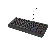 Genesis herní bezdrátová klávesnice THOR 230 Lite/Drátová USB/US layout/Černá