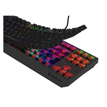 Genesis herní bezdrátová klávesnice THOR 230 Lite/Drátová USB/US layout/Černá