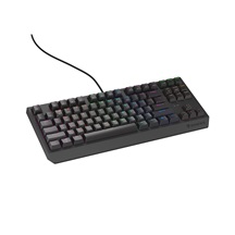 Genesis herní bezdrátová klávesnice THOR 230 Lite/Drátová USB/US layout/Černá