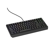 Genesis herní klávesnice THOR 230/TKL/RGB/Outemu Brown/Drátová USB/US layout/Černá