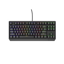 Genesis herní klávesnice THOR 230/TKL/RGB/Outemu Brown/Drátová USB/US layout/Černá