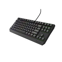 Genesis herní klávesnice THOR 230/TKL/RGB/Outemu Brown/Drátová USB/US layout/Černá