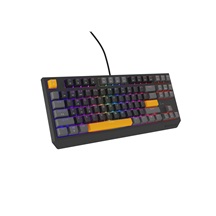 Genesis herní klávesnice THOR 230/TKL/RGB/Outemu Red/Drátová USB/US layout/Anchor Positive Šedá