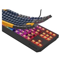 GENESIS herní klávesnice THOR 230/TKL/RGB/Outemu Panda/Drátová USB/US layout/Naval Blue Positive