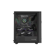 Počítačová skříň Genesis DIAXID 605 ARGB/Midi Tower/Transpar./Černá