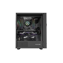 Počítačová skříň Genesis DIAXID 605 ARGB/Midi Tower/Transpar./Černá