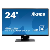 24" iiyama T2454MSC-B1AG - IPS,FullHD,5ms,250cd/m2, 1000:1,16:9,VGA,HDMI,repro.