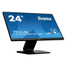 24" iiyama T2454MSC-B1AG - IPS,FullHD,5ms,250cd/m2, 1000:1,16:9,VGA,HDMI,repro.