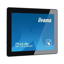 15" iiyama TF1515MC-B2: TN, XGA, capacitive, 10P, 350cd/m2, VGA, DP, HDMI, černý