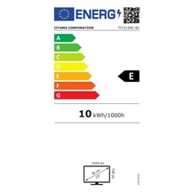 15" iiyama TF1515MC-B2: TN, XGA, capacitive, 10P, 350cd/m2, VGA, DP, HDMI, černý
