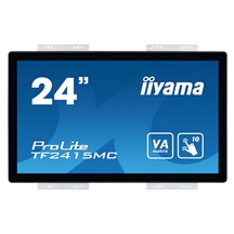 24" iiyama TF2415MC-B2: VA, FullHD, capacitive, 10P, 350cd/m2, VGA, DP, HDMI, černý