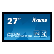27" iiyama TF2738MSC-B2: IPS, FullHD, capacitive, 10P, 500cd/m2, DP, HDMI, DVI, 16/7, IP1X, černý