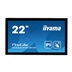 22" iiyama TF2234MC-B7X: IPS, FullHD, capacitive, 10P, 350cd/m2, VGA, DP, HDMI, IP65, černý