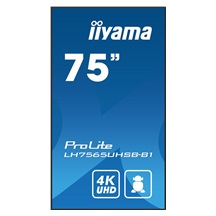 75" iiyama LH7565UHSB-B1:IPS,4K UHD,Android,24/7