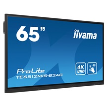 65" iiyama TE6512MIS-B3AG:IPS,4K,40P,USB-C