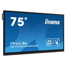 75" iiyama TE7512MIS-B3AG:IPS,4K,40P,USB-C