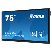75" iiyama TE7512MIS-B3AG:IPS,4K,40P,USB-C