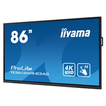 86" iiyama TE8612MIS-B3AG:IPS,4K,40P,USB-C