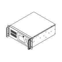 DATACOM 19" Case IPC 4U/485mm Černý bez PSU