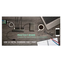 i-tec USB 3.0 Metal Charging HUB 7 Port