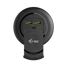 i-tec Built-in Desktop Fast Charger, USB-C PD 3.0 + 3x USB 3.0 QC3.0, 96W