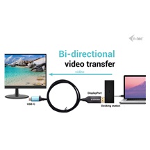 i-tec USB-C DisplayPort Bi-Directional Cable Adapter 8K/30Hz 150cm