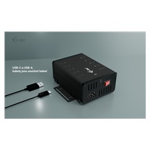 i-tec USB-C/USB-A Metal Charging + Data HUB, 15W/port, 10x USB-C, 180W