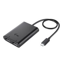 i-tec USB-C Dual 4K/60Hz (single 8K/30Hz) DP Video Adapter