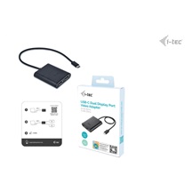 i-tec USB-C Dual 4K/60Hz (single 8K/30Hz) DP Video Adapter